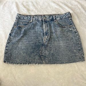 Wild Fable High Rise Denim Mini Skirt